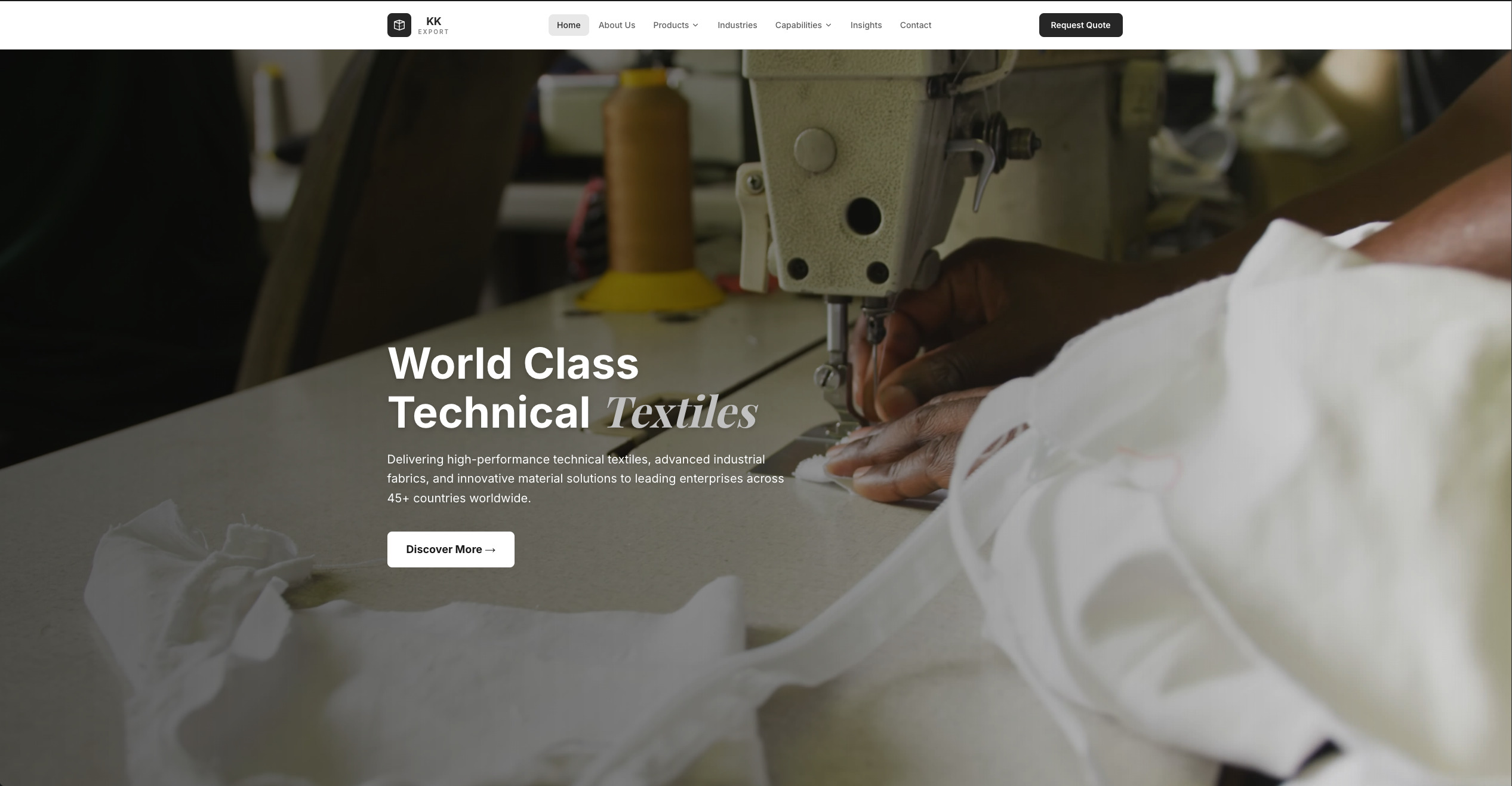 KK Exports - B2B Business & Product Showcase